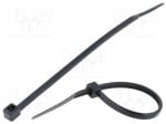 Кабелни превръзки CV-100W Кабелнa превръзкa; L:100mm; W:2,4mm; Цвят: черен; 78,5N